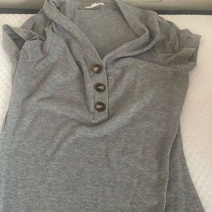 Grey T shirt dress